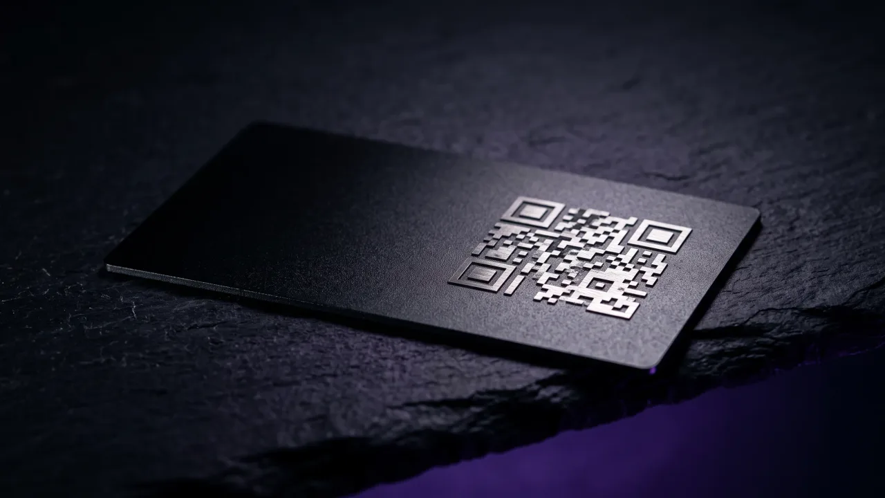 Метална визитка с QR код: защо най-добрите имат и двете
